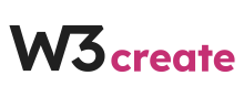 w3 create Logo